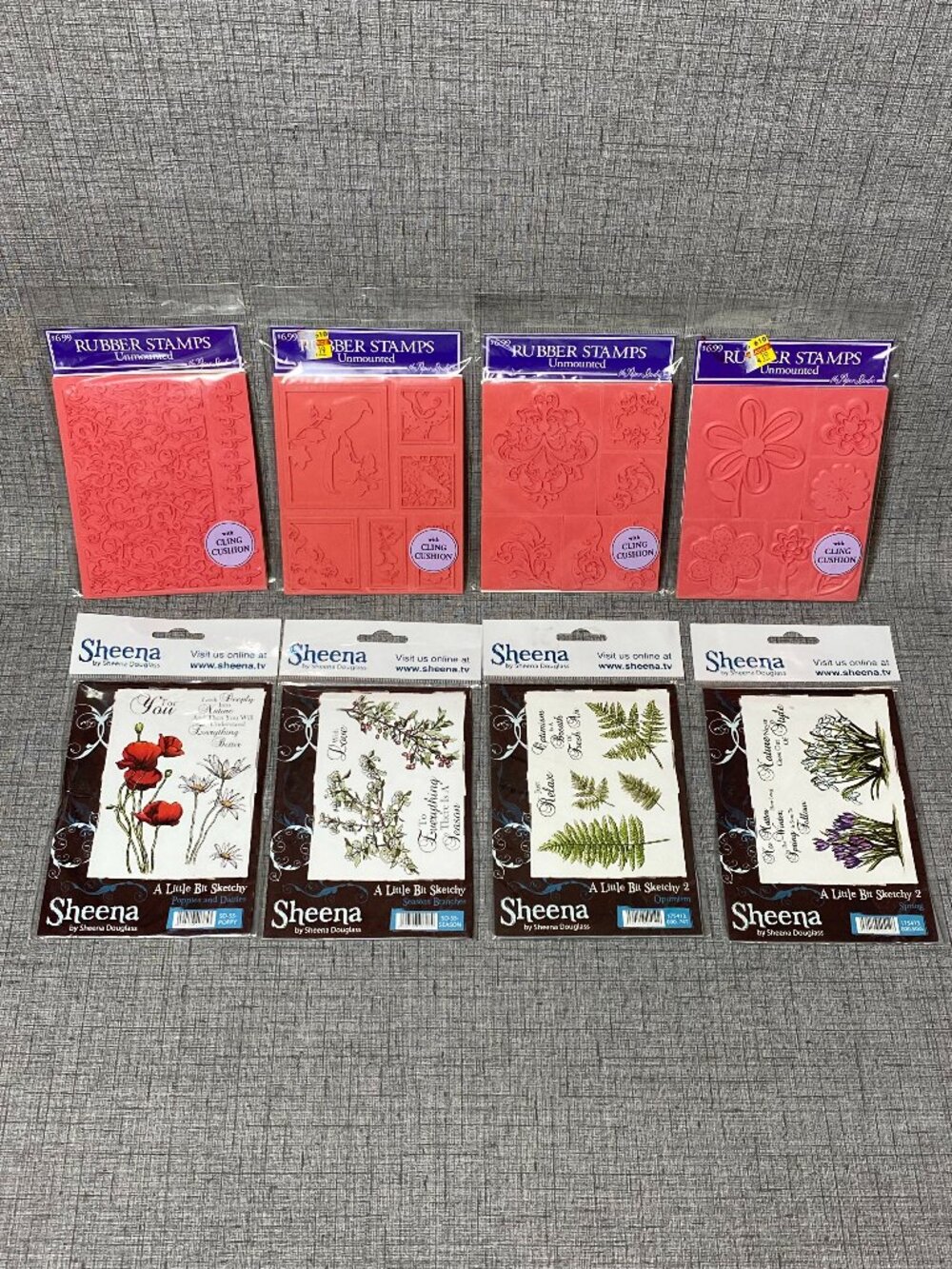 Sheena Douglass Rubber Cling Stamp Lot of 8 NEW
